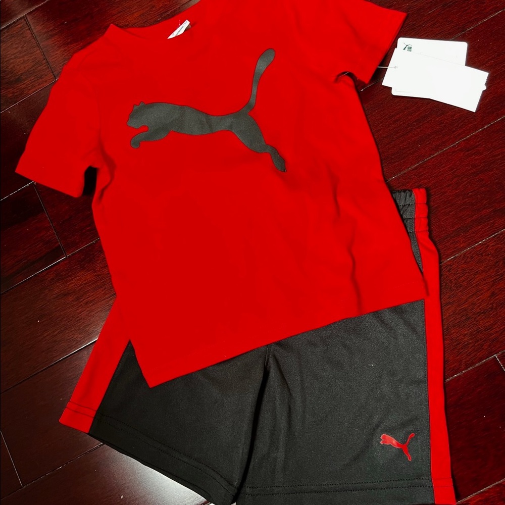 Puma 2 Piece Set (Tee+Shorts)